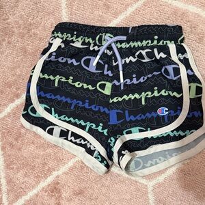 Champion Multicolor Logo Athletic Shorts